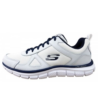 Skechers Track Sneaker in WNV white