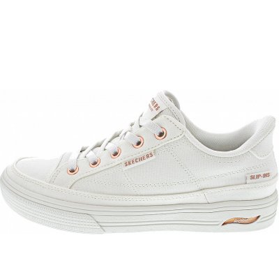 Skechers Slip-Ins: Arch Fit Arcade Slipper in WHT Skechers Slip-Ins: Arch Fit Arcade Slipper in WHT