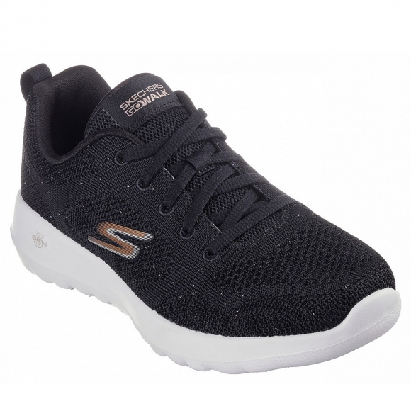 Skechers Sneaker in black white gold