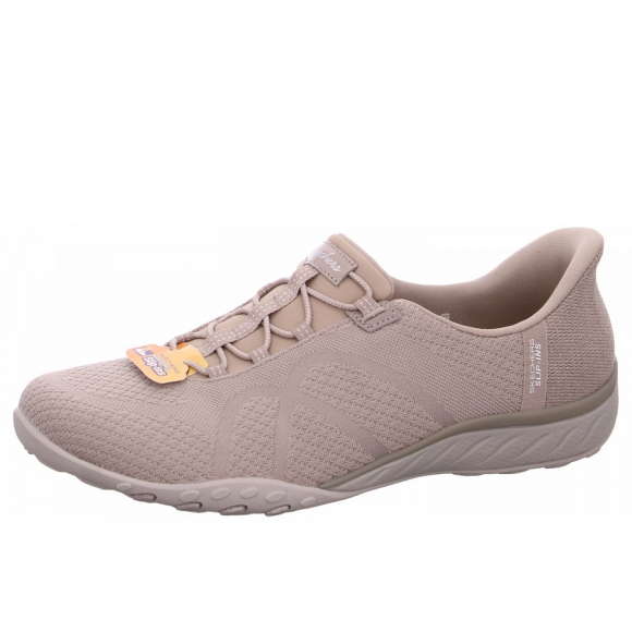 Skechers Breathe Easy Slipper in TPE taupe