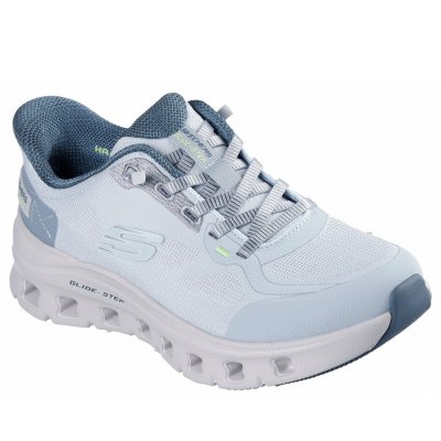 Skechers Glide Step Slip In Sportschuh in blue mint