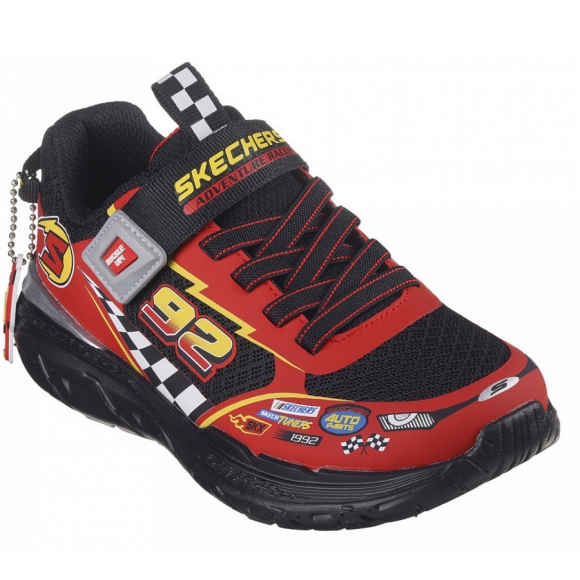 Skechers Racer Sportschuh in BLACK RED