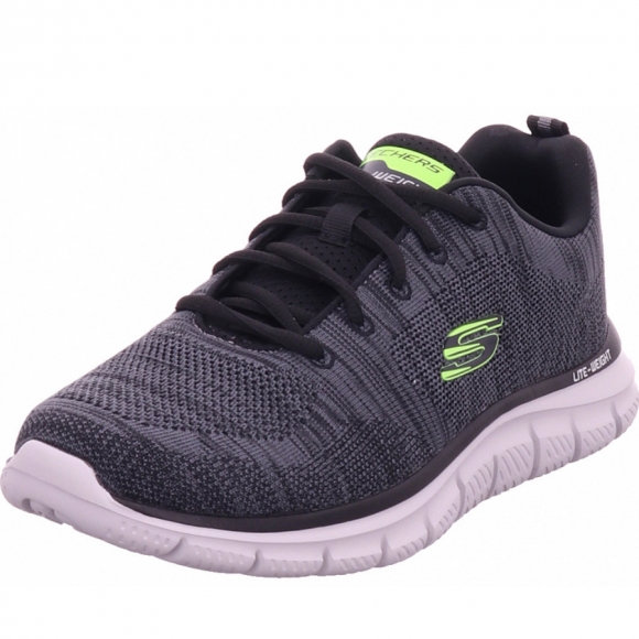 Skechers knit lace-up sneaker w/ memory Sneaker in grau