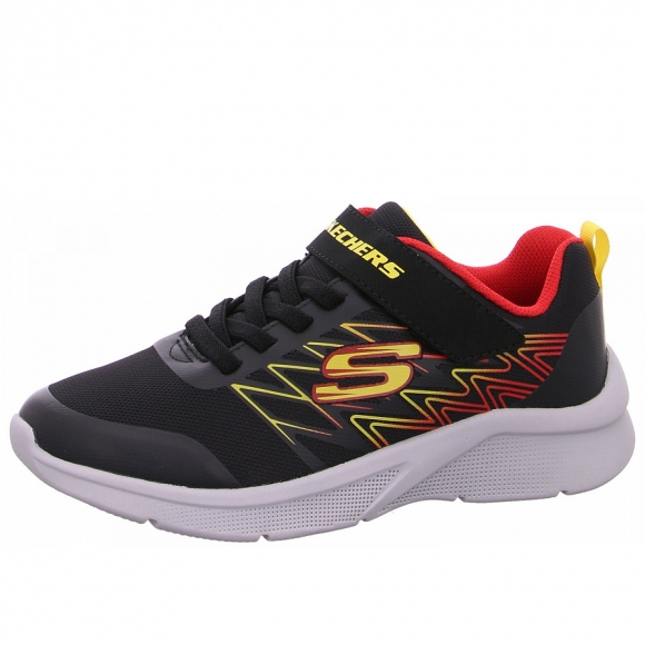 Skechers Microspec Sneaker in BKRD black