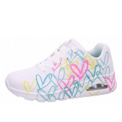 Skechers Uno JGoldcrown Sneaker in WMLT white multi