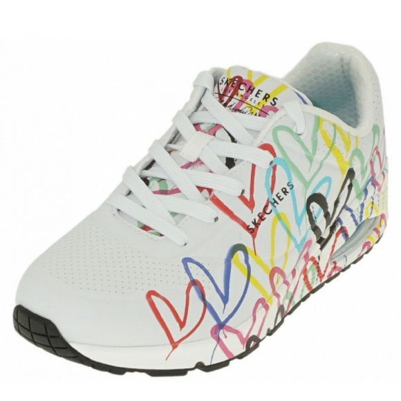 Skechers UNO - SPREAD THE LOVE Sneaker in Weiß