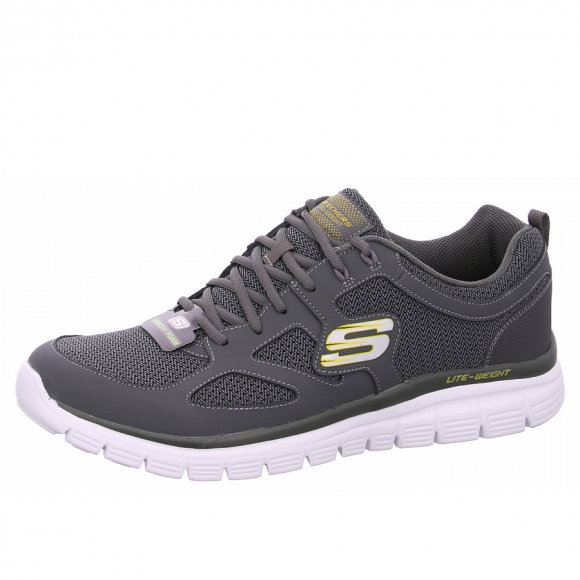 Skechers Burns Agoura Sneaker in CHAR charcoal