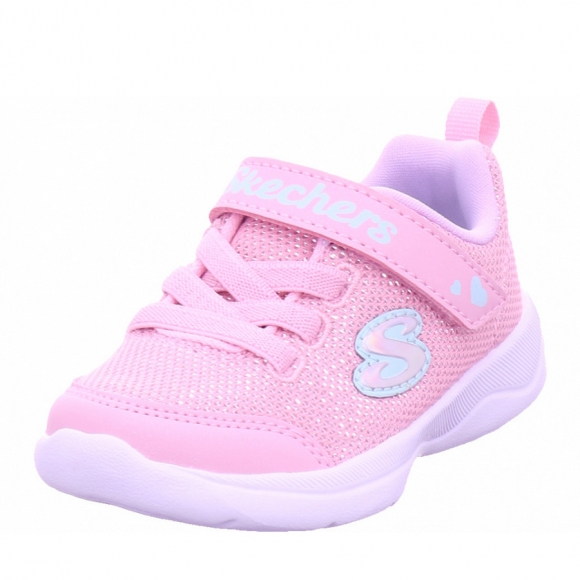 Skechers sparkle mesh gore & strap snea Sportschuh in pink