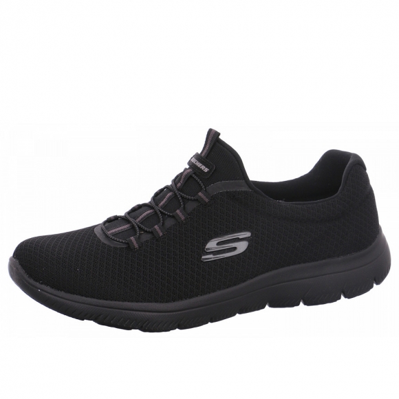 Skechers Arch fit comfy wave sportlicher Schnürer in black