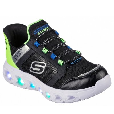 Skechers Skech Adapt Blinker Sneaker in BLACK LIME
