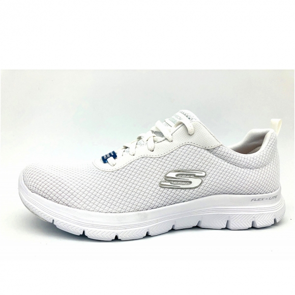 Skechers flex appeal 4.0 - brilliant vi Schnürschuhe in weiß