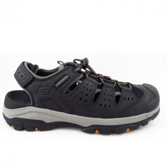 Skechers Tresmen Menard black Sandale in Schwarz