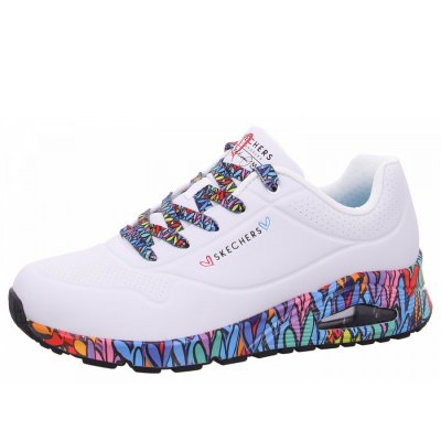Skechers Uno Sneaker in WMLT white multi Skechers Uno Sneaker in WMLT white multi