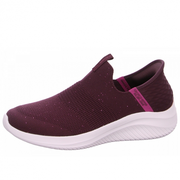 Skechers Ultra Flex 3.0 Slipper in WINE wine