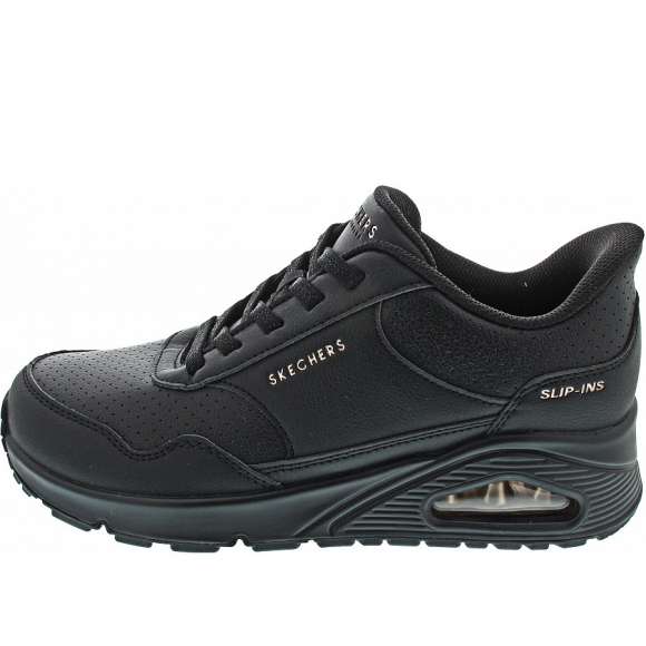 Skechers Slip-Ins:Uno-Banksia Luxe Slipper in BBK