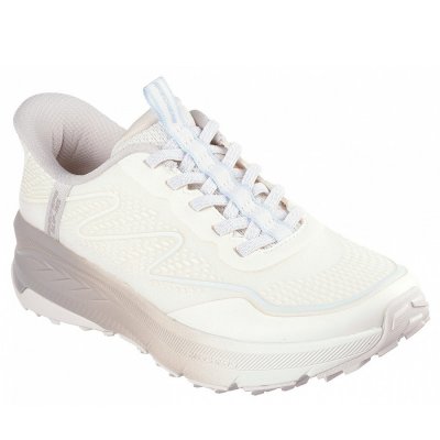 Skechers Slip Ins Sneaker in natur beige blau Skechers Slip Ins Sneaker in natur beige blau