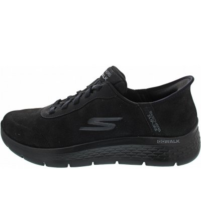 Skechers SlipIns: Go Walk Flex-Smo Slipper in BBK