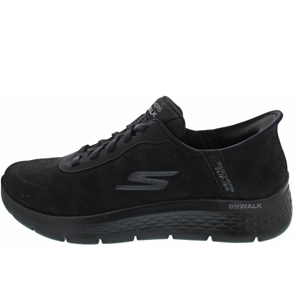 Skechers SlipIns: Go Walk Flex-Smo Slipper in BBK