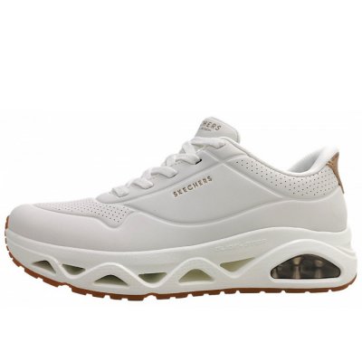 Skechers Uno-Step Glide on Air Slipper in white WHT