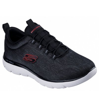 Skechers Summits Slipper in black/red