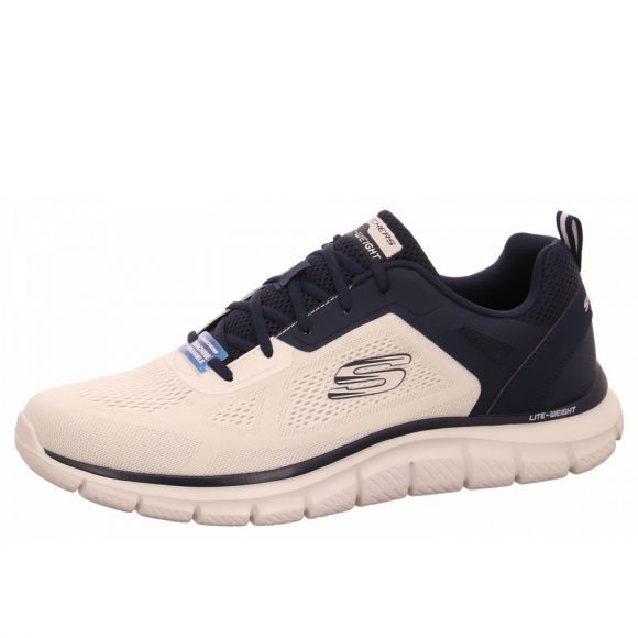 Skechers Track Sneaker in OWNV white