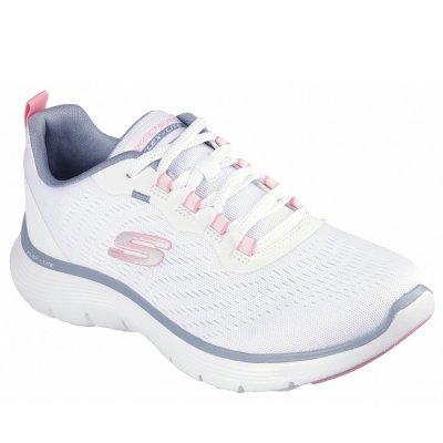 Skechers Flexappeal Sportschuh in white pink blue