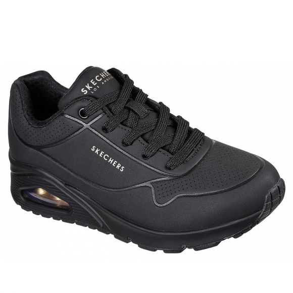 Skechers Uno Sneaker in black