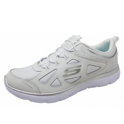 Skechers Sportschuh in white silver