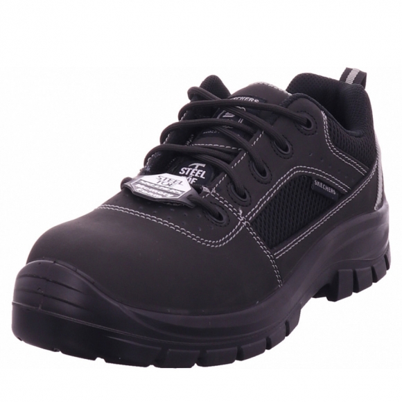 Skechers Work Trophus Schnürschuh in schwarz