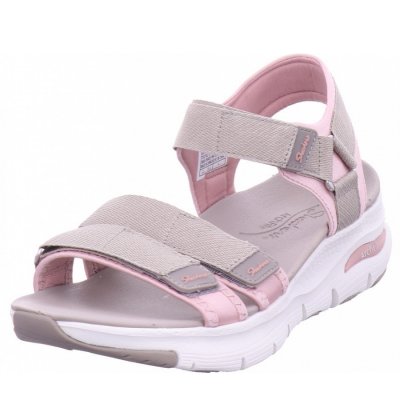 Skechers arch fit Sandalette in grau