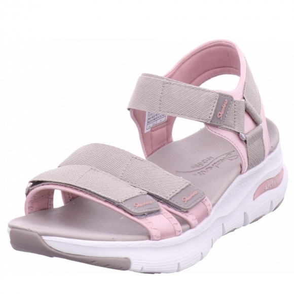 Skechers arch fit Sandalette in grau
