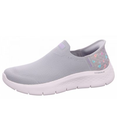 Skechers Go Walk Flex Slipper in GYLV grey Skechers Go Walk Flex Slipper in GYLV grey