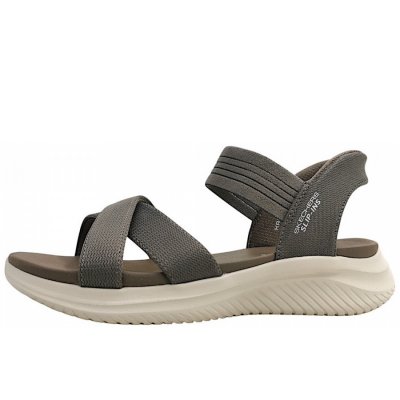 Skechers Ultra Flex 3.0 Sandalette in dark taupe DKTP