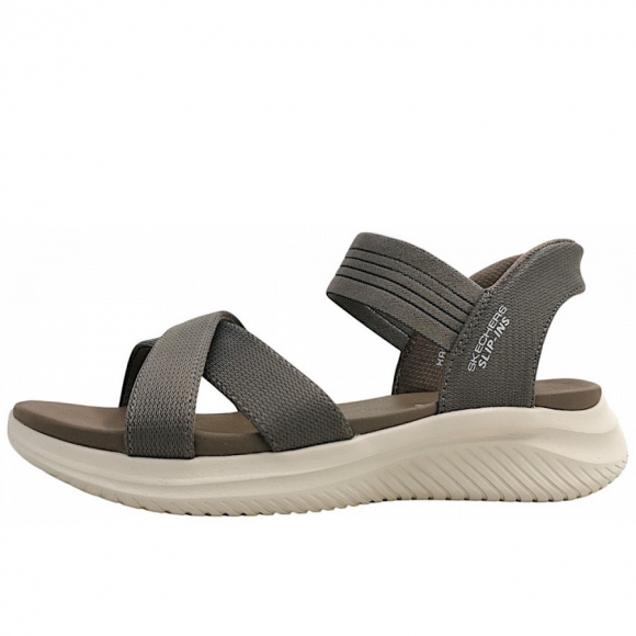 Skechers Ultra Flex 3.0 Sandalette in dark taupe DKTP
