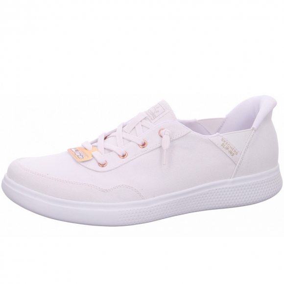 Skechers Bobs Skipper Slipper in WHT white