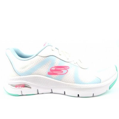 Skechers Arch Fit Wave Rush white Sneaker in Weiß