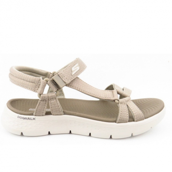 Skechers Go Walk Flex Sandale in Grau