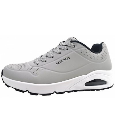 Skechers UNO - Stand on Air Sneaker low in LGBK lt. grey/black