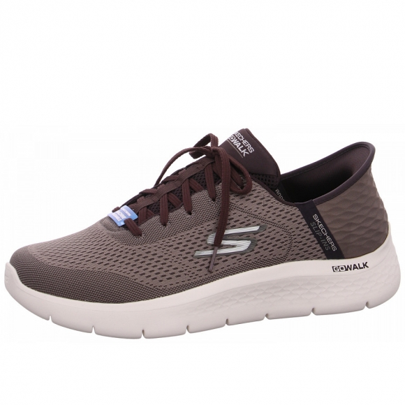 Skechers Go Flex Walk Sneaker in BRN brown