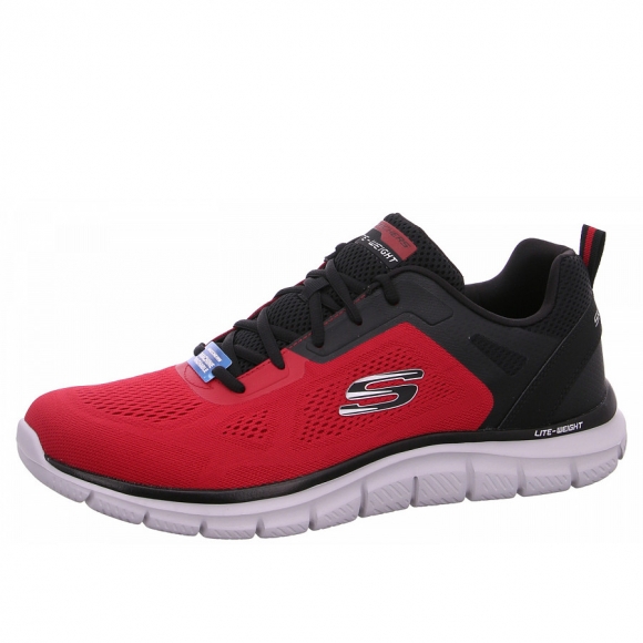 Skechers Track Broader sportlicher Schnürer in RDBK red