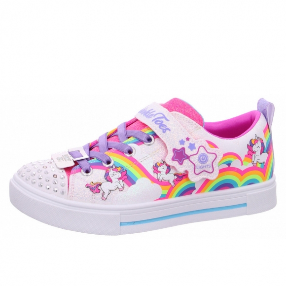 Skechers Twinkle Sparks Sneaker in WMLT white multi