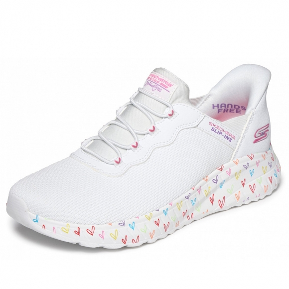 Skechers Slip Ins sportlicher Schnürer in white
