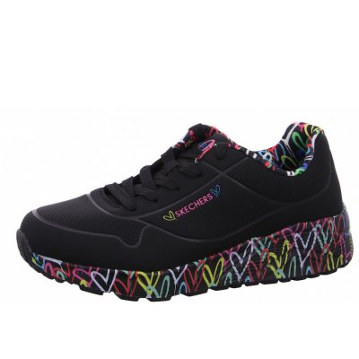 Skechers Uno Lite Sneaker in BKMT black
