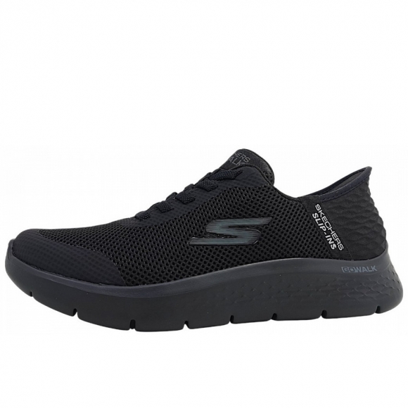 Skechers Go Walk Flex-Hands up sportlicher Schnürer in black BBK