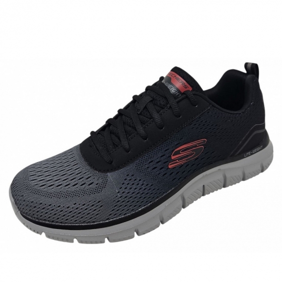 Skechers Track Sneaker in black/charcoal