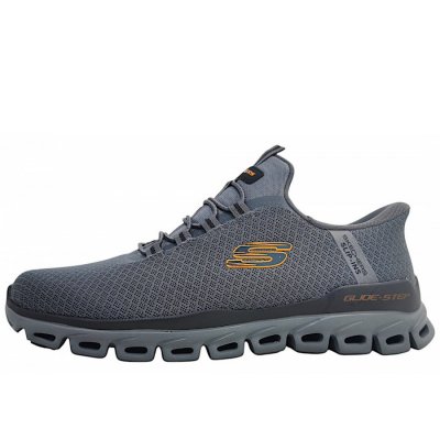 Skechers Glide - Step Noxus Sportschuh in charcoal/orange CCOR
