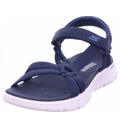 Skechers go walk flex sandal Sandalette in blau