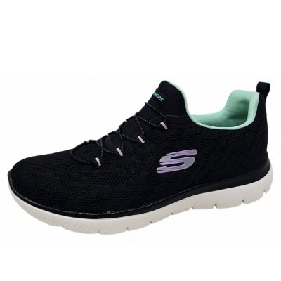 Skechers Sportschuh in BKAQ black aqua