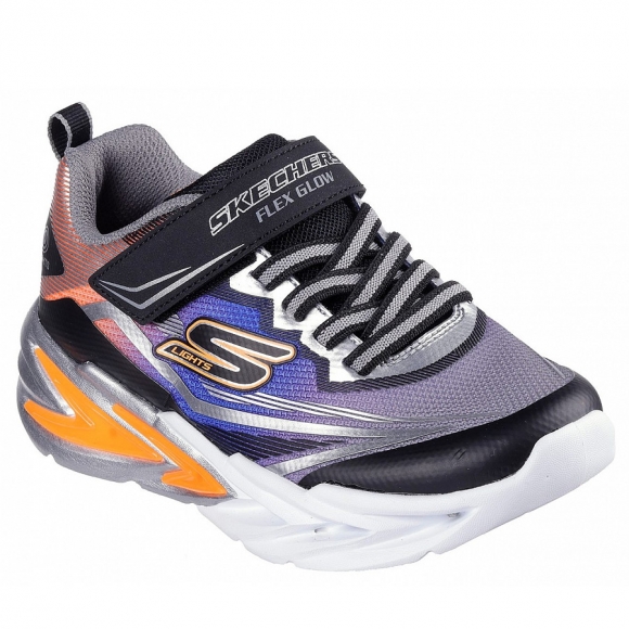 Skechers Flex Glow Ultra Bli Sportschuh in black silver