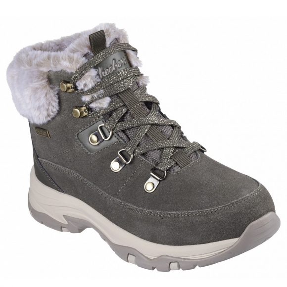 Skechers Trego Schnürstiefel in olive